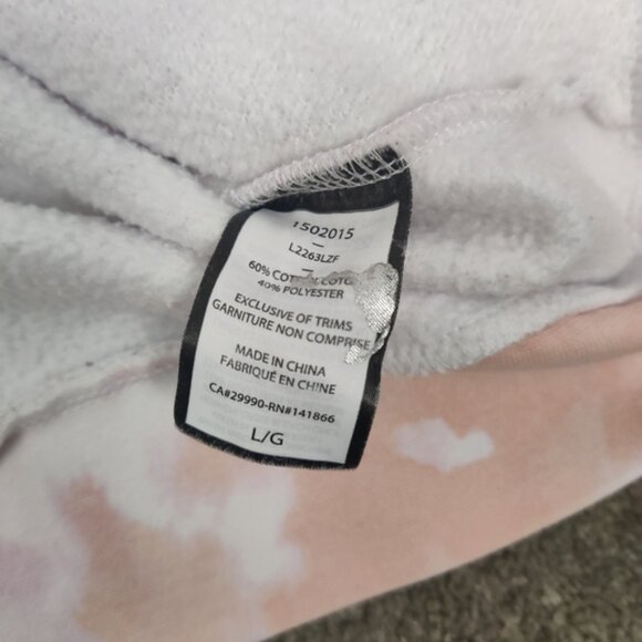 Lazypants Women's Tie Dye Sweatshirt Size Large Cotton Gorpcore Loungewear Cozy - Picture 9 of 10